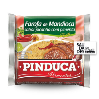 Farofa de Mandioca sabor picanha com pimenta Pinduca 250gr
