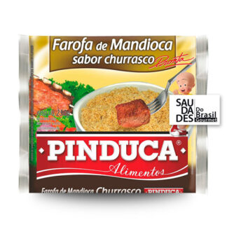Farofa de Mandioca sabor churrasco Pinduca 250gr