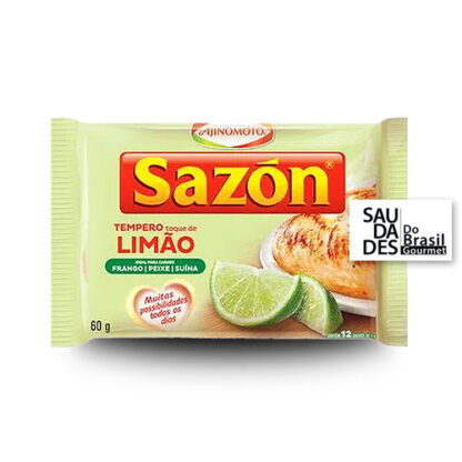 Tempero toque de Limão Sazón 60 gr